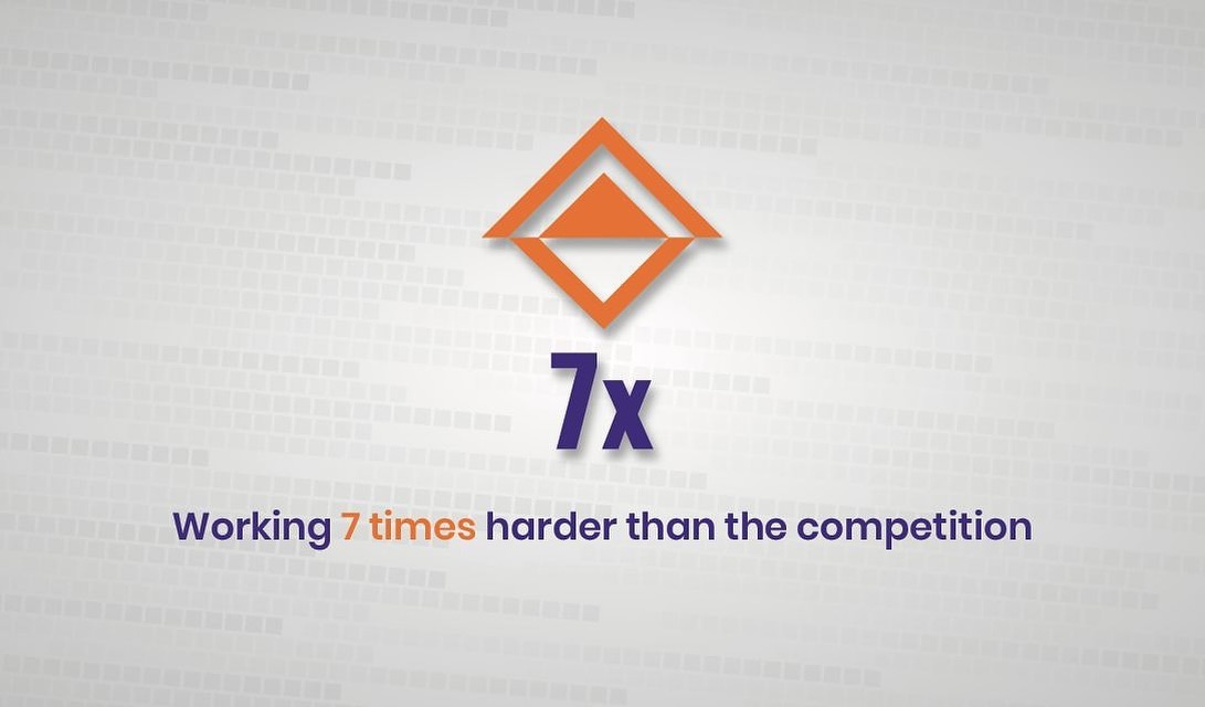 7x : Working 7 times harder than the competition and we have the results to prove it! #work #smarter #notharder #app #development #ios #android #web #website #hosting #ezpublish